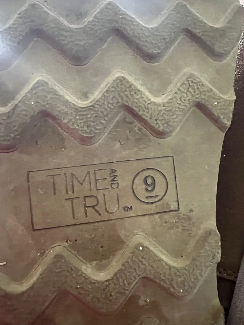 Time and Tru suede ankle